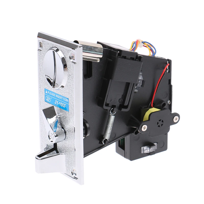 Coin Acceptor JY-100F Universal coinslot/multicoin Multi Coin Acceptor Electronic Roll Down Coin Acceptor Selector Mechanism Vending Machine