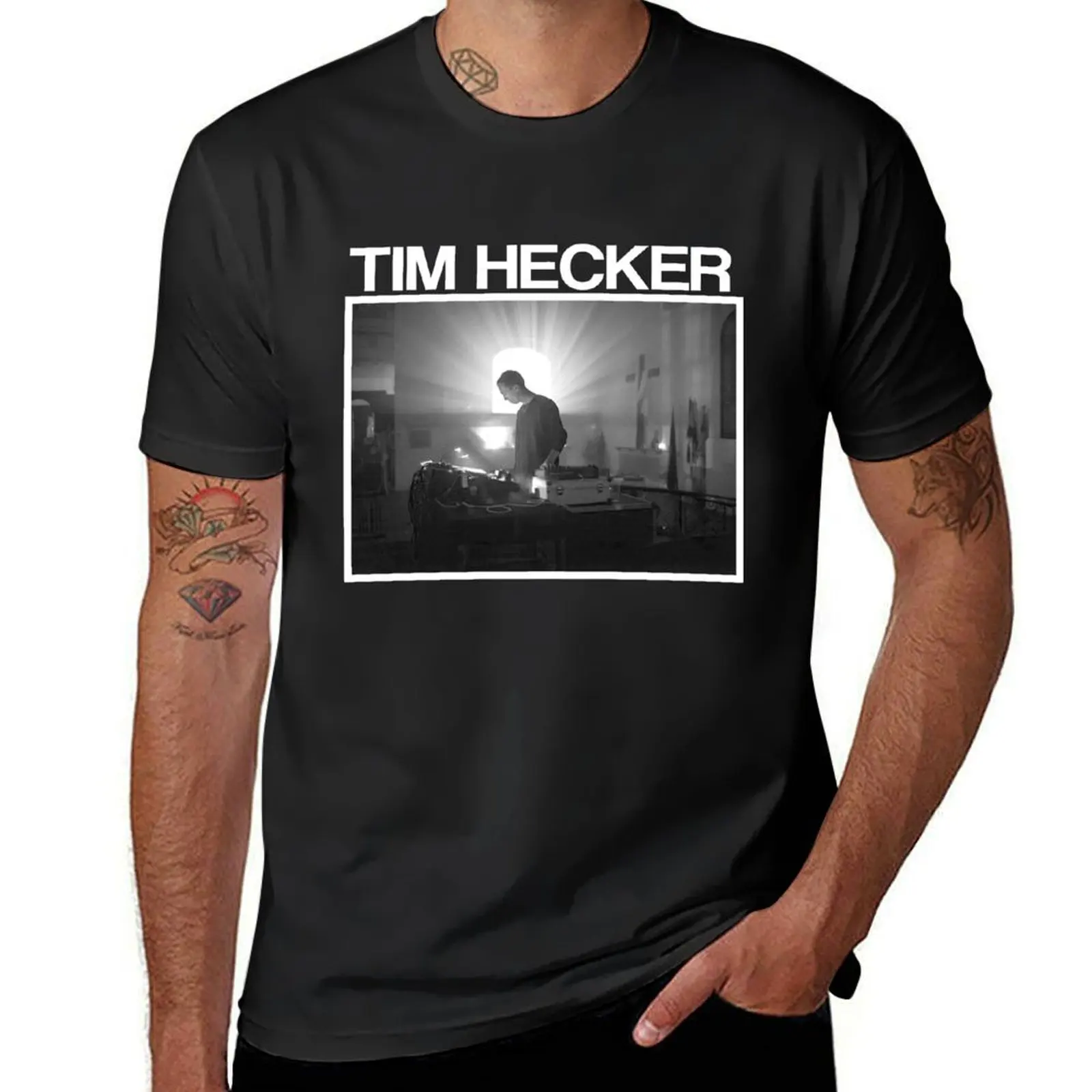 Tim Hecker T-Shirt vintage oversizeds korean fashion men t shirt