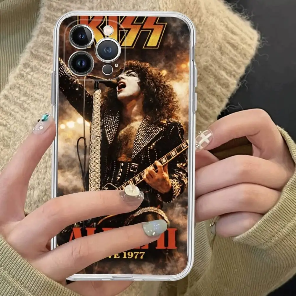 Customizable Hard Rock Band K-Kiss Soft Phone Cover
