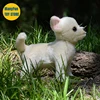 Realistic Chihuahua Dog High Fidelity Cute Plushie Dog Plush Toys Lifelike Animals Simulation Stuffed Doll Kawai Toy Gifts Kids 4
