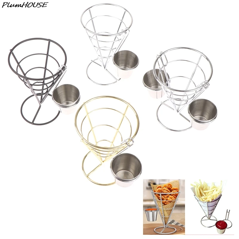 

Корзина для картошки фри, рыбы, чипсов и закусок из нержавеющей стали