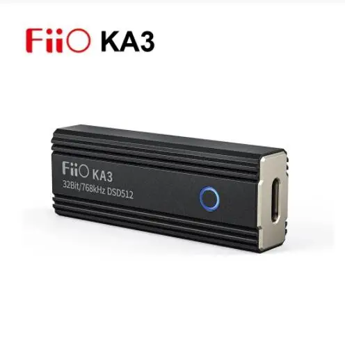 FIIO KA3 DAC Amplificateur Casque Portable ES9038Q2M Symétrique 32bit FIIO KA3 DAC Amplificateur Casque Portable ES9038Q2M Symétrique 32bit