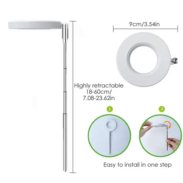 Beltéri Növekvő Lámpák Magas Növények Zamatos Töltés Könnyű Autó Be- És Kimenetelű Lámpa Sáv 3 Ciklusos Időzítési Beállításokkal Cserepes Növényekhez - Image 6