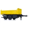 LESU RC Metal 2 Axles Full Trailer LED Lights for 1/14 Radio Control Hydraulic Dumper Trailers Trucks Vehicle Toy Model THZH1773 1