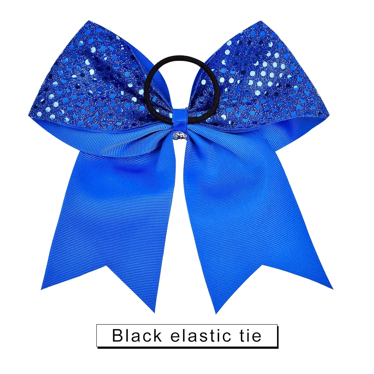 Women’s Large Bling Glitter Hair Bow with Diamond Accents