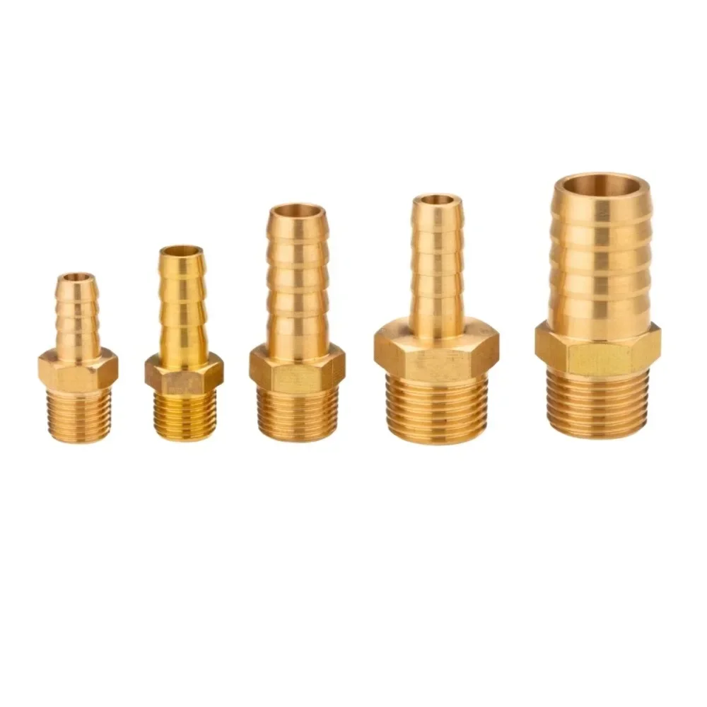 1/8" 1/4" 3/8" 1/2" NPT Female x 1/8 3/16" 5/16" 3/8 1/2 Inch Hose Barb Hosetail Brass Pipe Fitting Connector Coupler Fuel