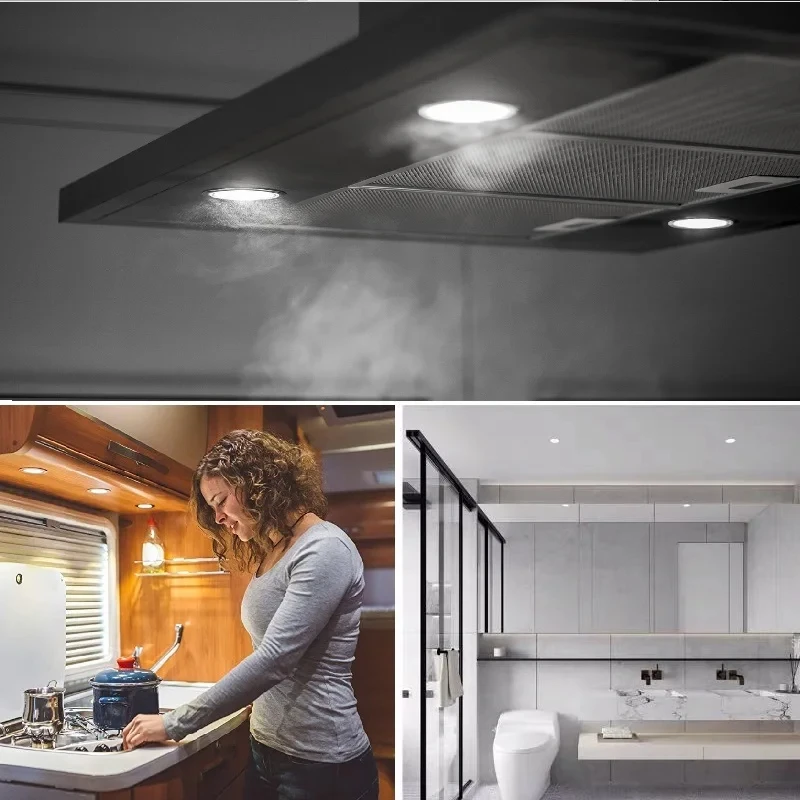 LED Outdoor Spot Downlight IP65 Waterploor Yacht Boat Camper Light 3W DC12/24V Bathroom Ceiling Lamp Recessed Cabinet Spotlights