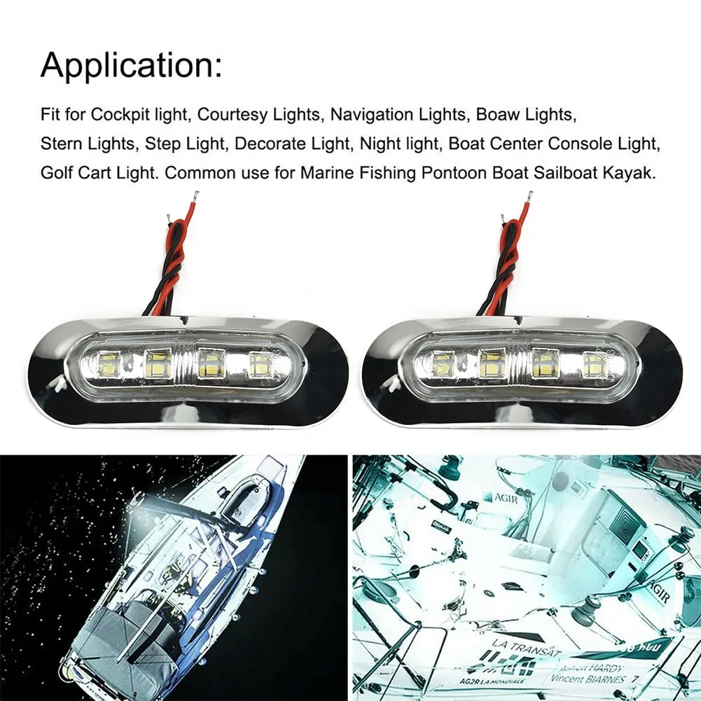 durable marine led lights courtesy lights marine boat led lights 120 lumens marine light 2385 lamp beads 4 led Durable Marine LED Lights Courtesy Lights Marine Boat LED Lights 000 Hours 50 Marine Light 2385 Lamp Beads 4 LED