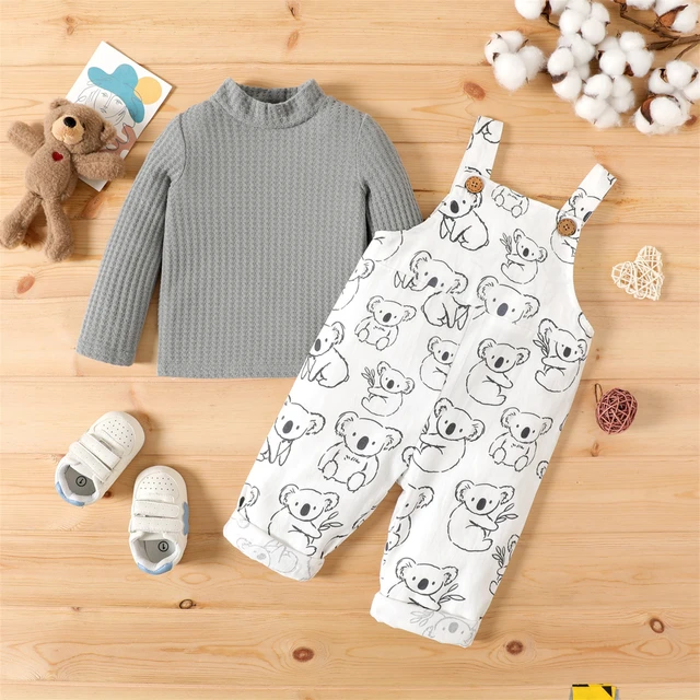 PatPat 2 pièces combinaison bébé fille vêtements 95% coton automne