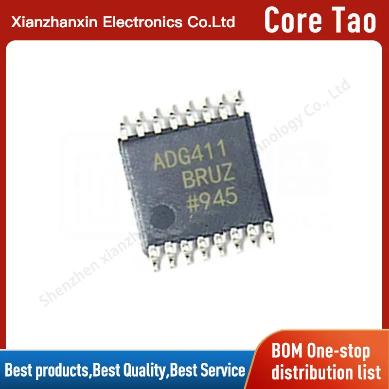 

1PCS/LOT ADG411BRUZ ADG411 TSSOP-16 Multiplexer switches on the spot