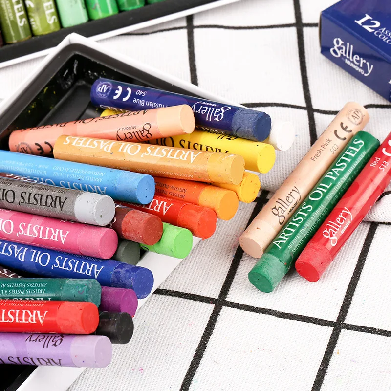 12/25/50 Colors Oil Pastel oil pastels For artist Student Graffiti Soft Pastel Painting Drawing Pen