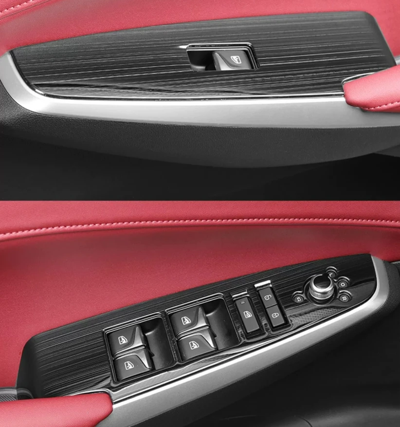 

Для CHANGAN CS75 PLUS 2022 2023 внутренняя формовка двери подлокотника окна переключателя управления защитной панели крышки отделки