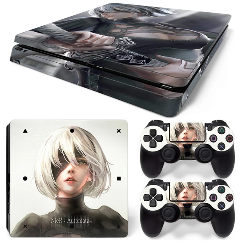 Nier Girls 5296 Ps4 Slim Skin Sticker Decal Cover Per Ps4 Slim Console E 2 Controller Skin Vinyl Slim Sticker Decal