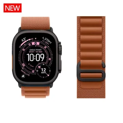 Enhanced Alpine Loop Sport Strap - 44 - 45 - 49 - S10 11 46mm (Deep Orange - B 33)