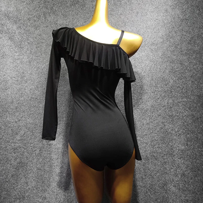 Latin Ballroom Dance Tops Women Leotard Dance Sports Costume Outfit Samba Women's Suit Top Dancewear Latino 1208
