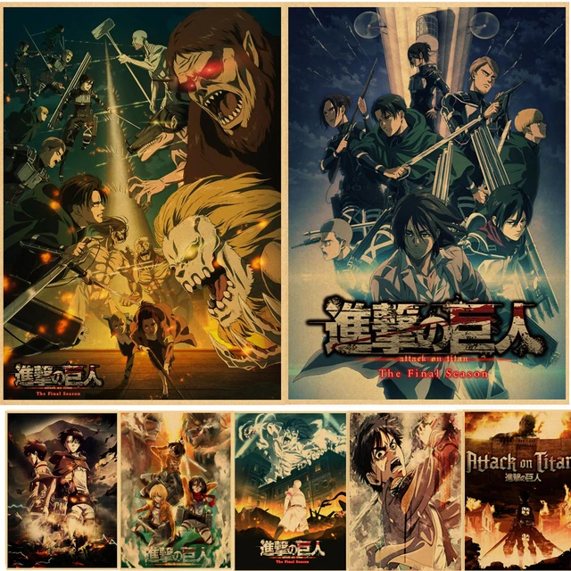  Attack on Titan Home Decor Anime Shingeki no Kyojin