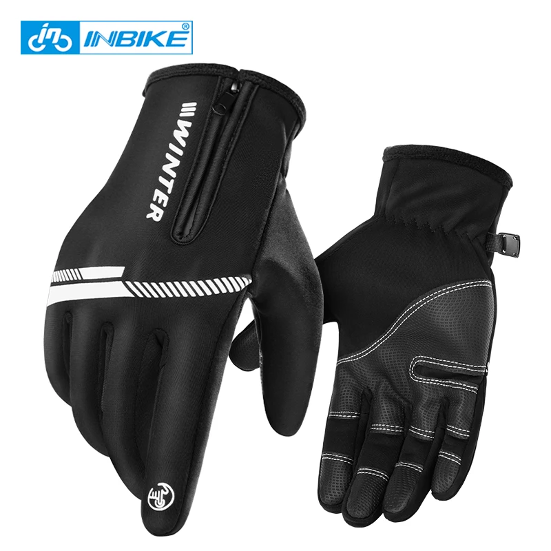 INBIKE Cycling Gloves Full Finger Thermal Winter Bicycle Ski Gloves