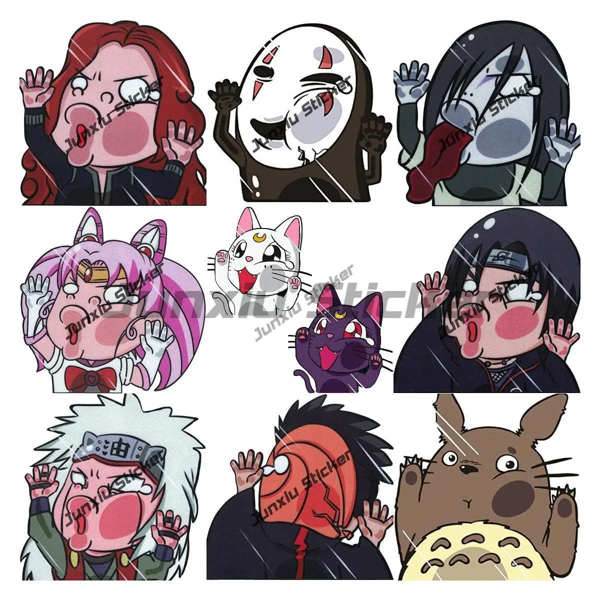 

Забавные стеклянные креативные наклейки мультяшный Кот аниме граффити наклейка забавные наклейки для автомобиля SUV аниме наклейка аксессуары