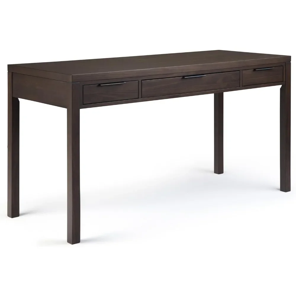 Hollander SOLID WOOD 60 inch Wide Home Office Desk, Writing Table, Workstation, Study Table Furniture