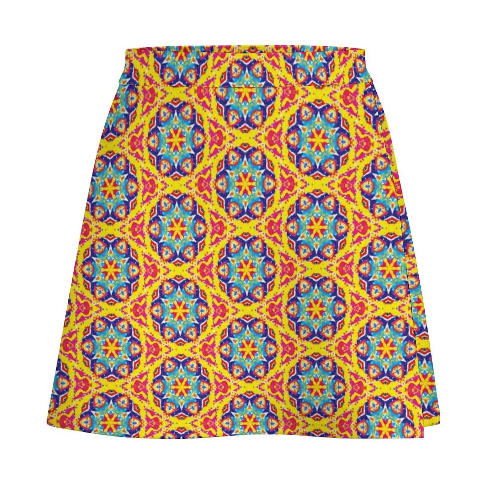 CAPRI SUNSHINE MANDALA Mini Skirt Womens dresses fairy grunge