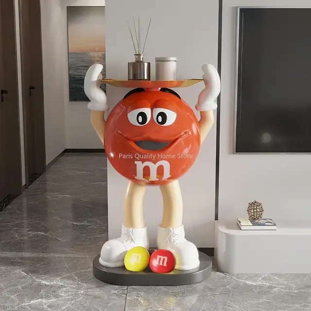 Mm Bean-Grande étagère de chevet, art créatif, canapé, meuble TV, à côté du salon, décorations de sol 2