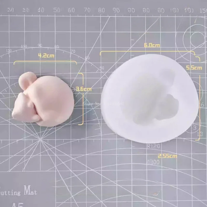Ultralight Clay Cartoon Doll Silicone Mold - DIY Polymer Clay Animation Character Tool