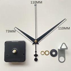 Silent Quartz Movement Wall Clock Mechanism with 12MM Shaft (Clock with Hands)