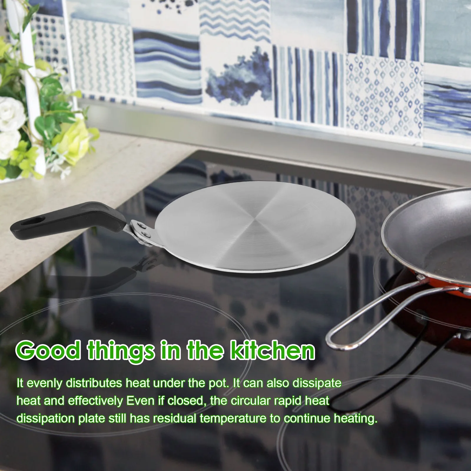 24 Electric Range Stainless Steel 9.4" Stainless Steel Heat Diffuser ...