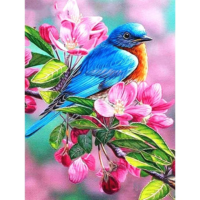 Animal 5D Diamond Painting Parrot Cat Dog Diamond Mosaic Animal Bird Rhinestone Embroidery Full Round Diamond Cross Stitch Kit CY-DW04285AE6
