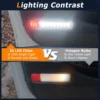 2x LED أبيض أحمر باب المجاملة ضوء ل تشيفي سيلفرادو 1500 2500 3500 97-20 هامر H2 03-09 جي إم سي يوكون 95-06 15021517 15021518