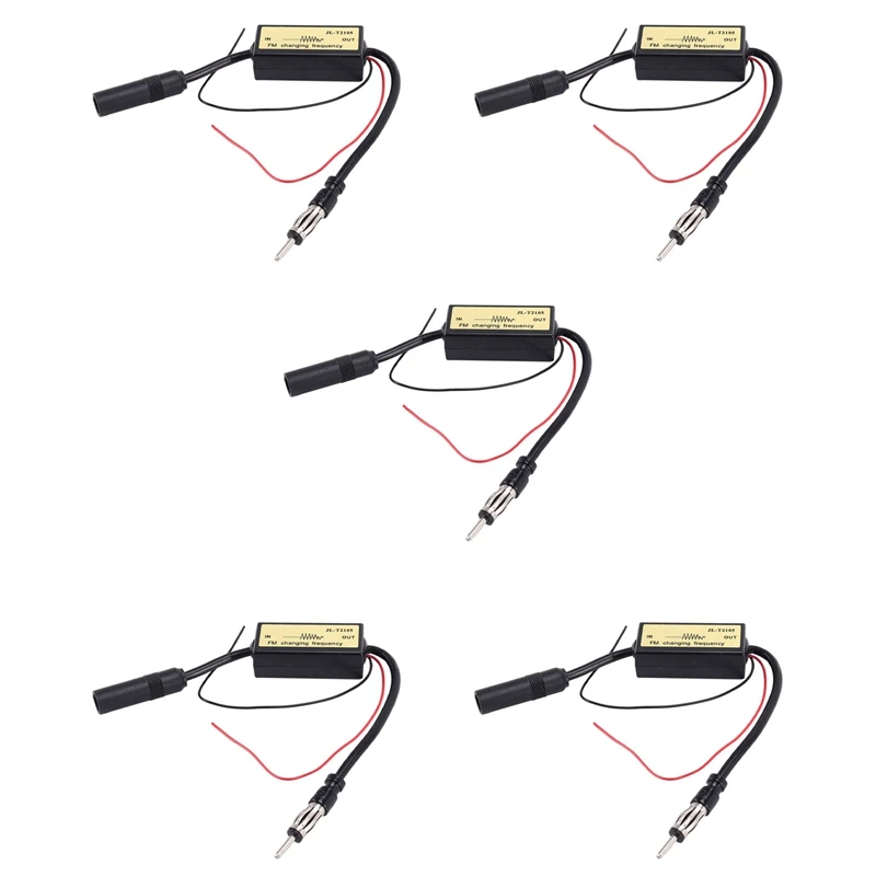 

5X FM Changer Frequency Converter Antenna Radio Band Expander For Japanese Car Accessory