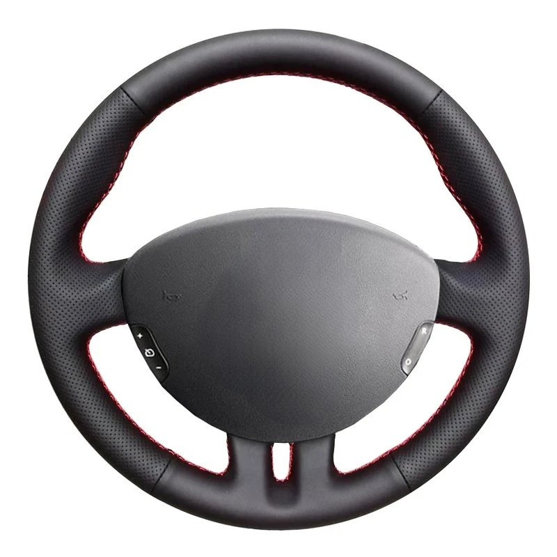 Coprivolante Per Auto In Pelle Artificiale Nera Per Renault Clio 3 2008 2009 Clio Dinamica 2008 Clio Mk 3 2010 Accessori Per Auto