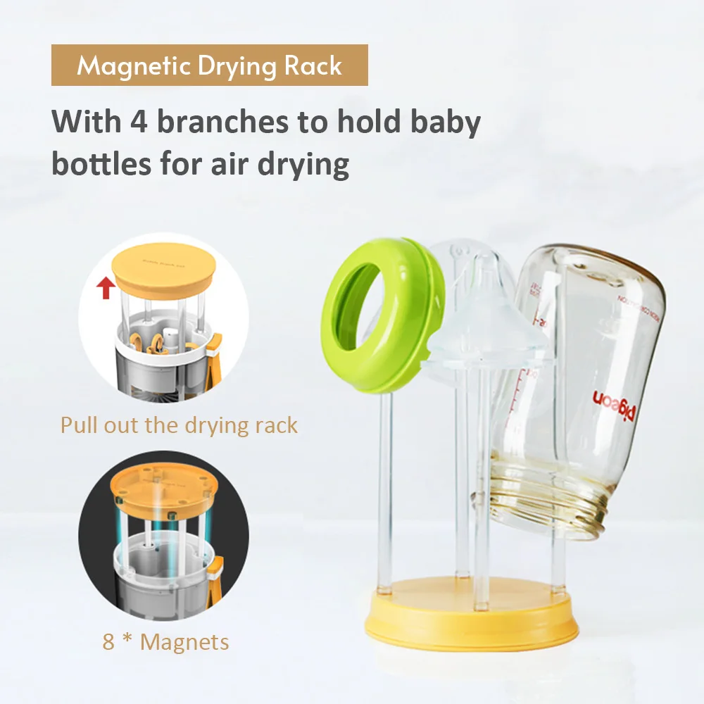 Portable Baby Bottle Brush Kit Travel Cleaning Set