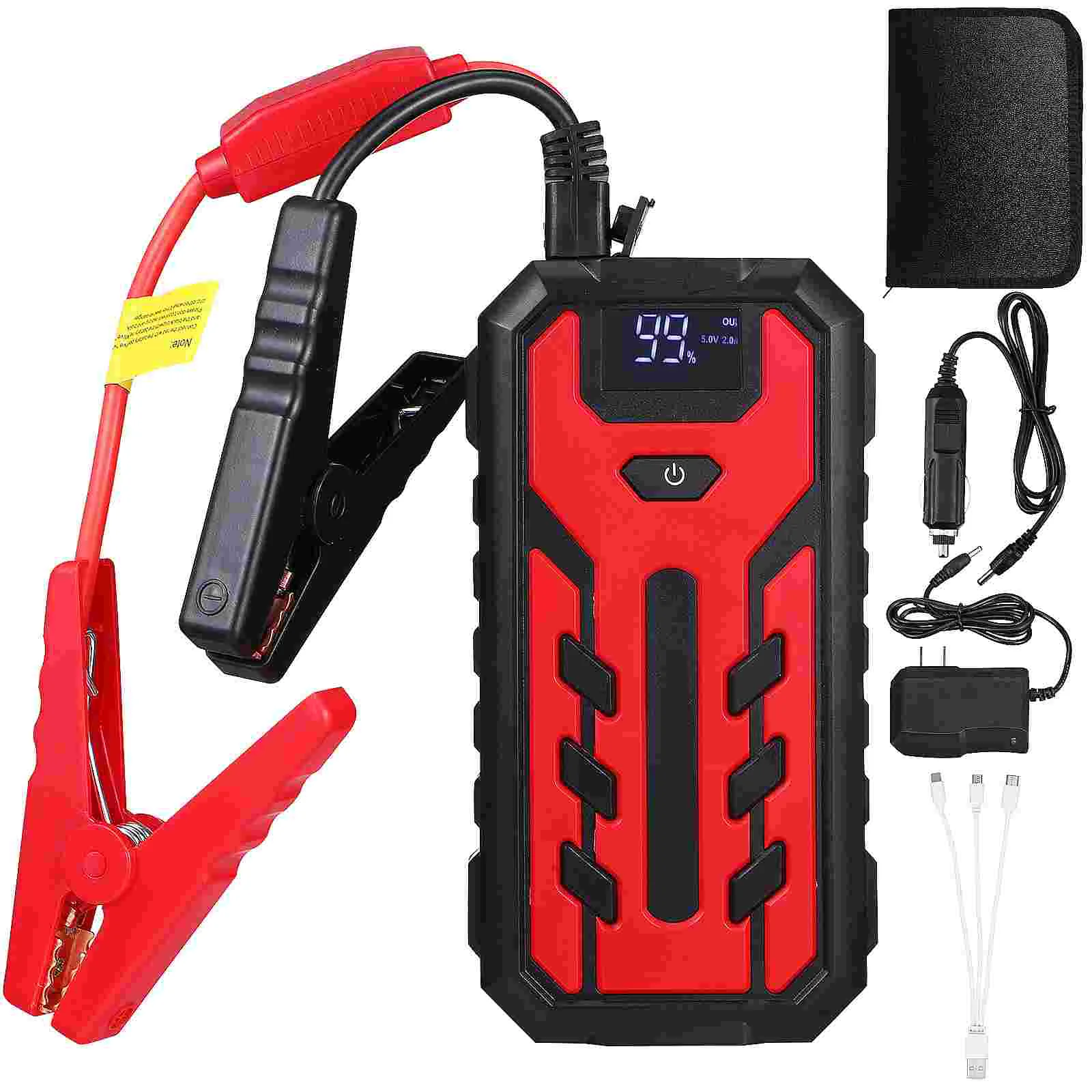 

Auto Jump Starter Emergency Power Supply Abs Vehicle Booster Car