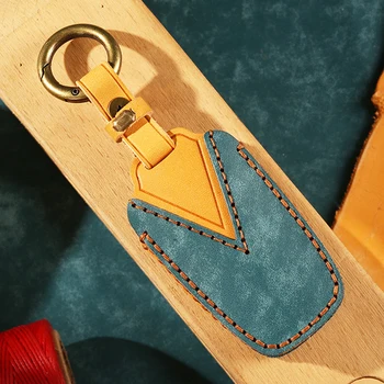 Nuova custodia portachiavi in pelle per Toyota CHR C-HR Camry 2018 2019 RAV4 Keyless Remote Fob Cover portachiavi Protector Keys Bag - Nuova custodia portachiavi in pelle per Toyota CHR C HR Camry 2018 2019 RAV4 Keyless