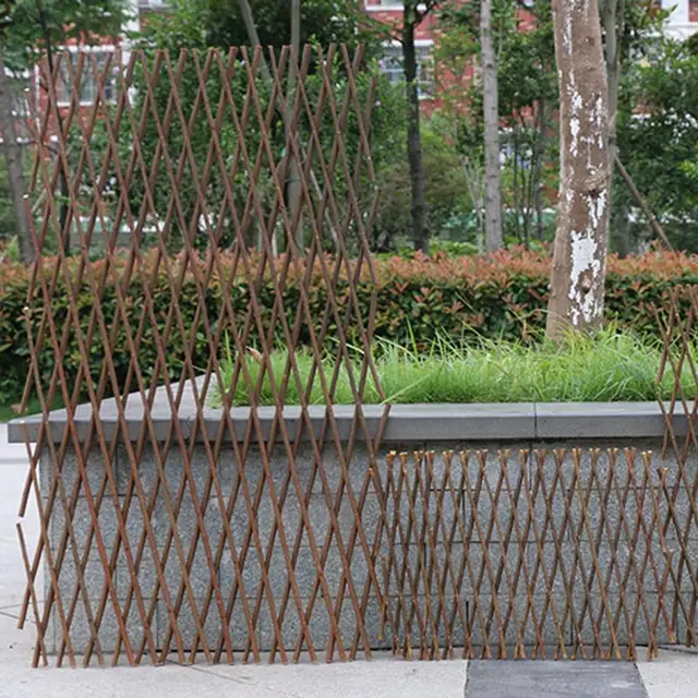 Behúzható Bővülő Fa Kerti Fal Kerítés Panel Növényi Mászás Rácsos Tartó Dekoráció Kert Otthoni Udvar Dekorációhoz - Image 5