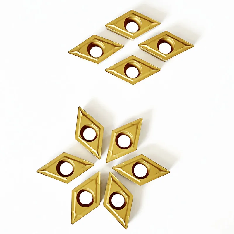 터닝 보링 용 CORIT DCMT 카바이드 인서트 DCMT070204 DCMT11T304 DCMT11T308 스틸 스테인레스 스틸 알루미늄 가공 용