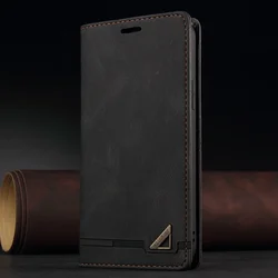 Premium Anti-Theft Brush Leather Wallet Case for OPPO Find X3 Pro (Black)
