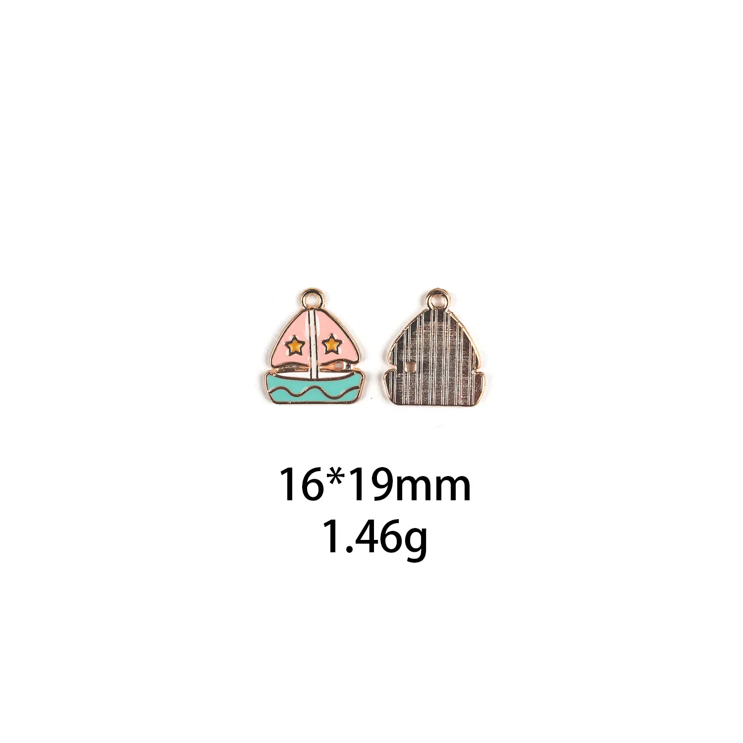 요트 자전거 배터리 카트 펜던트 금속 에나멜 참, 운송 수단, DIY 쥬얼리 제작 액세서리, 10 개
