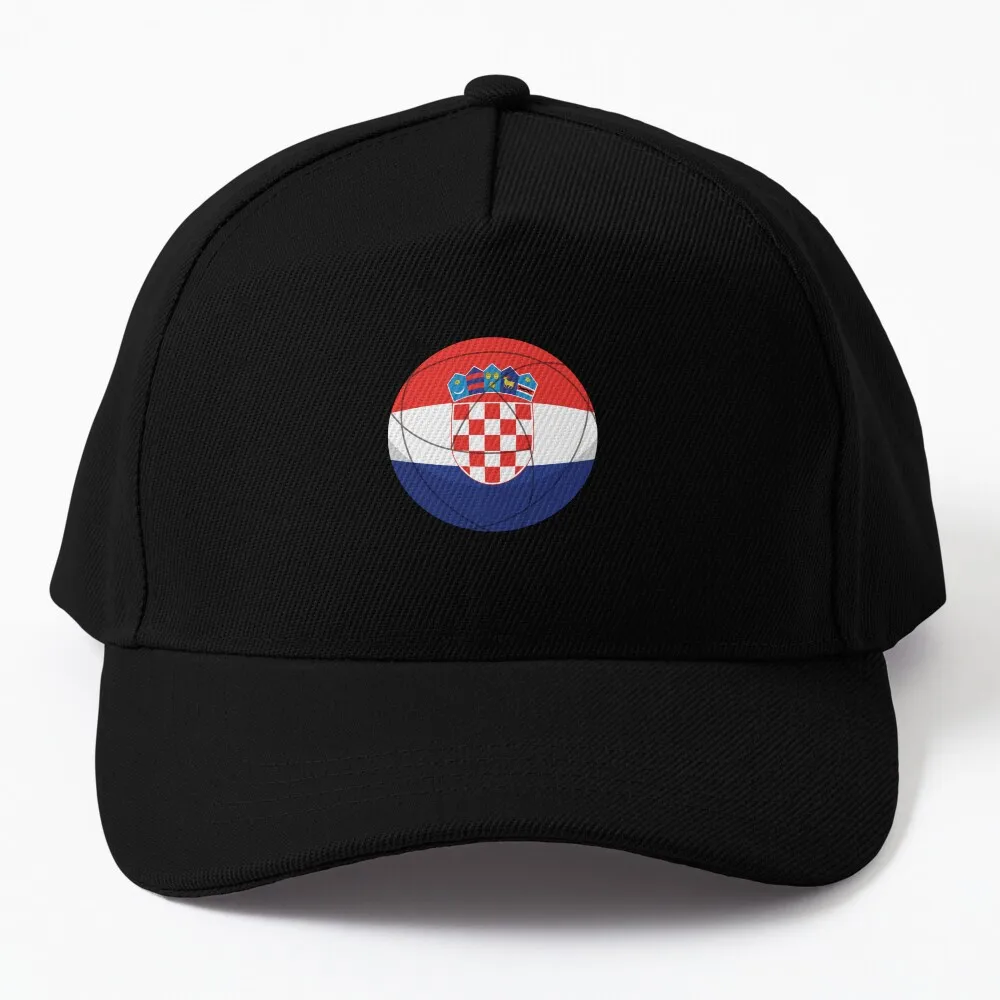 

Svjetsko prvenstvo u nogometu 2022 - Zastava Hrvatske (Crni Tekst) Baseball Cap Caps Brand Man Caps New Hat Cap For Women Men's