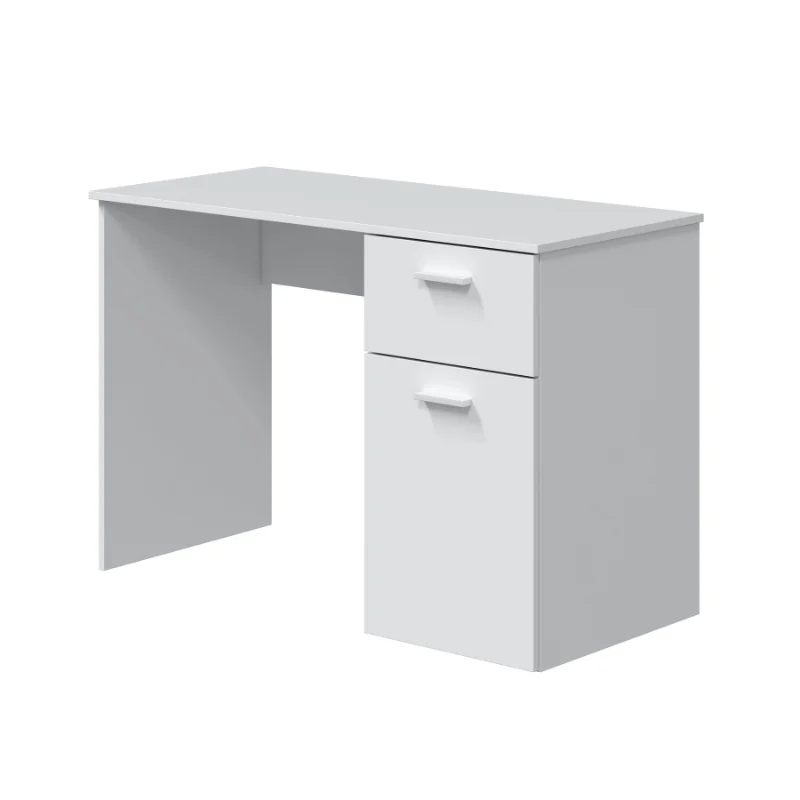 Table de bureau simple blanche, 1 tiroir, 1 porte, 73x108x50. Bureau  moderne, bureau moderne bureau pas cher tables de bureau, bureau, table  d'ordinateur, bureau Blanc. - AliExpress