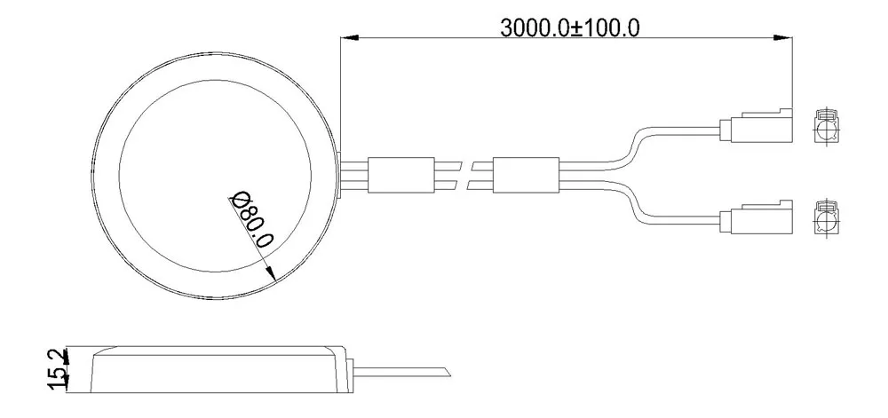 4G Antenna GSM+GPS combined Fraka head Frequencyrange 689-960MHz / 1710~2700MHz Compatible LTE 3G 2G GSM