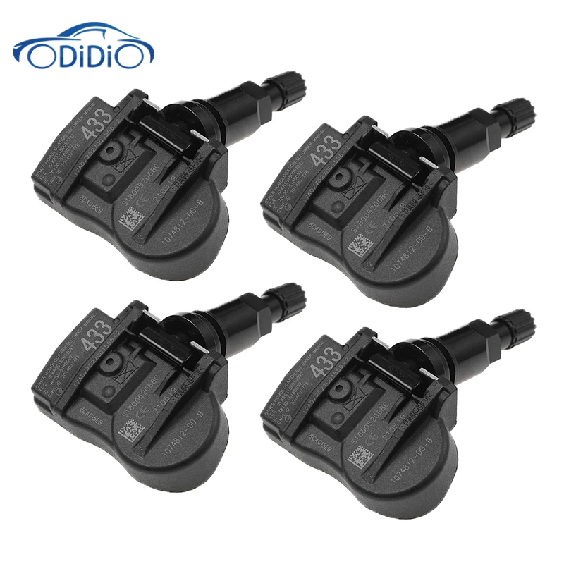 1/4 pcs 1074812 00 B 433 MHZ Tire Pressure Sensors For Tesla Model 3 S
