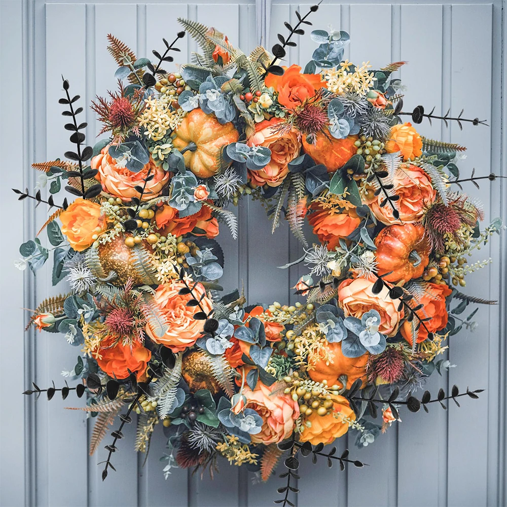 10 Pcs Black Artificial Eucalyptus Stems