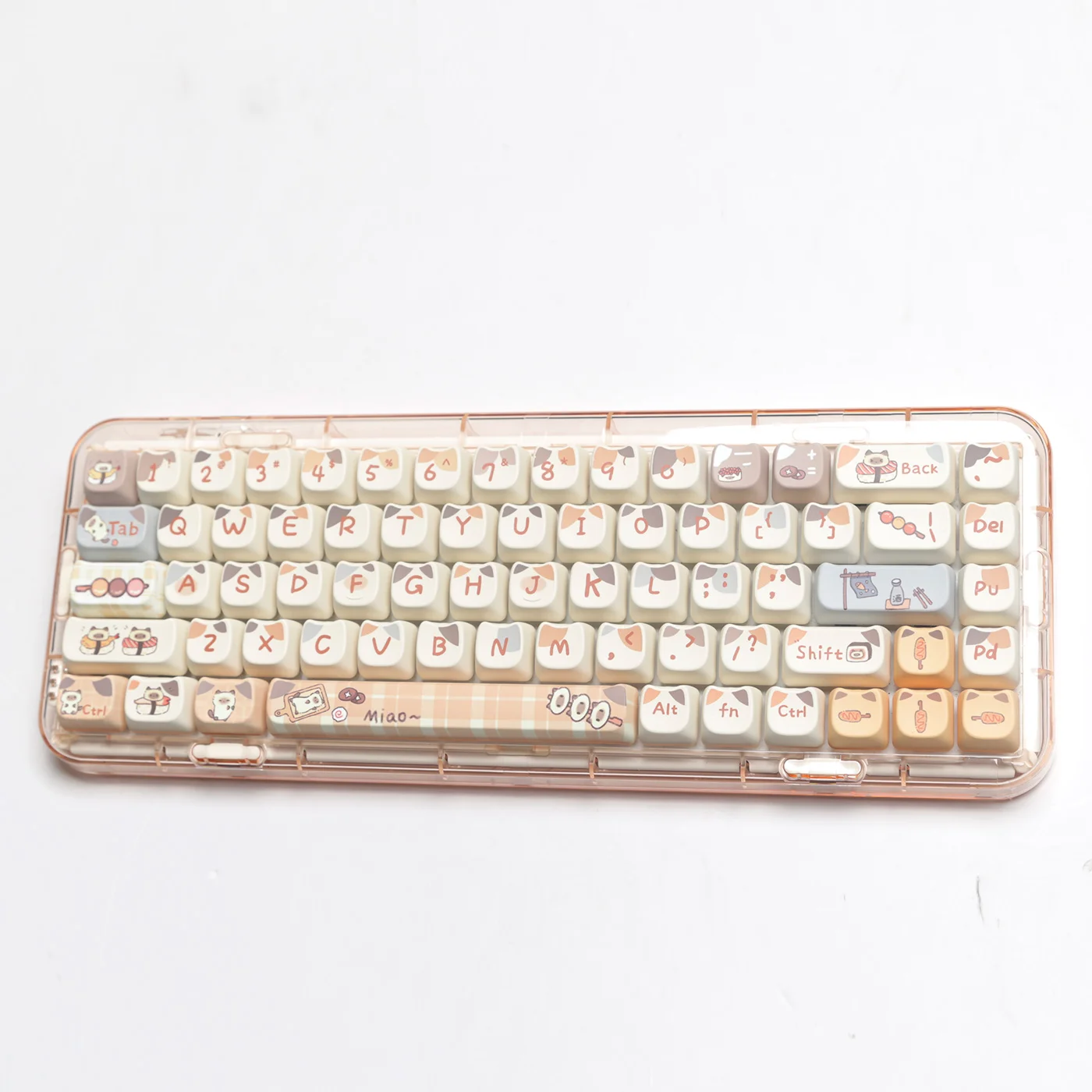 Kawaii Sushi Cat Mao Profile Keycaps (140 keys) - Special Edition