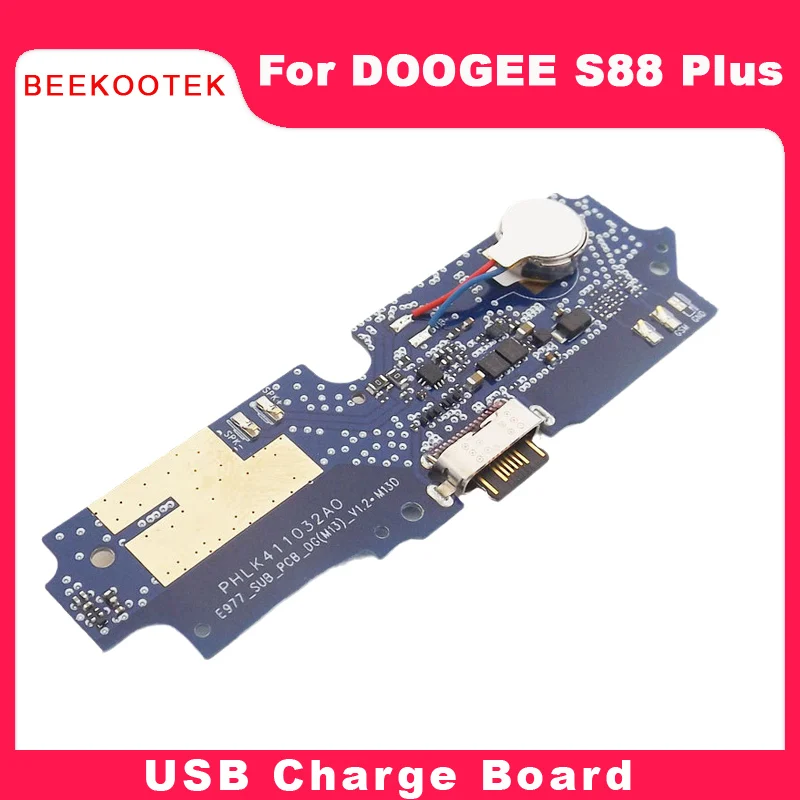 

Новая Оригинальная USB-плата Doogee S88 Plus, базовый док-разъем, плата зарядного порта с двигателем Vabration для смартфона Doogee S88 Plus