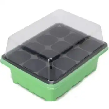 New 12Cells Nursery Pots With Breathable Hole Planting With Dome Base Garden Grow Box Plant Seed Tray Kit Germination Box