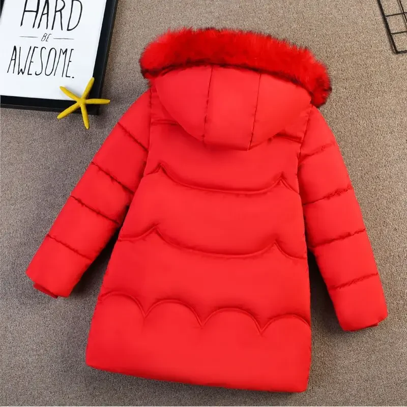 Winter Girls Cotton Clothes Children Cartoon Rabbits Thick Down Cotton Clothes Trendy Girls Winter Coat Boy Jackets