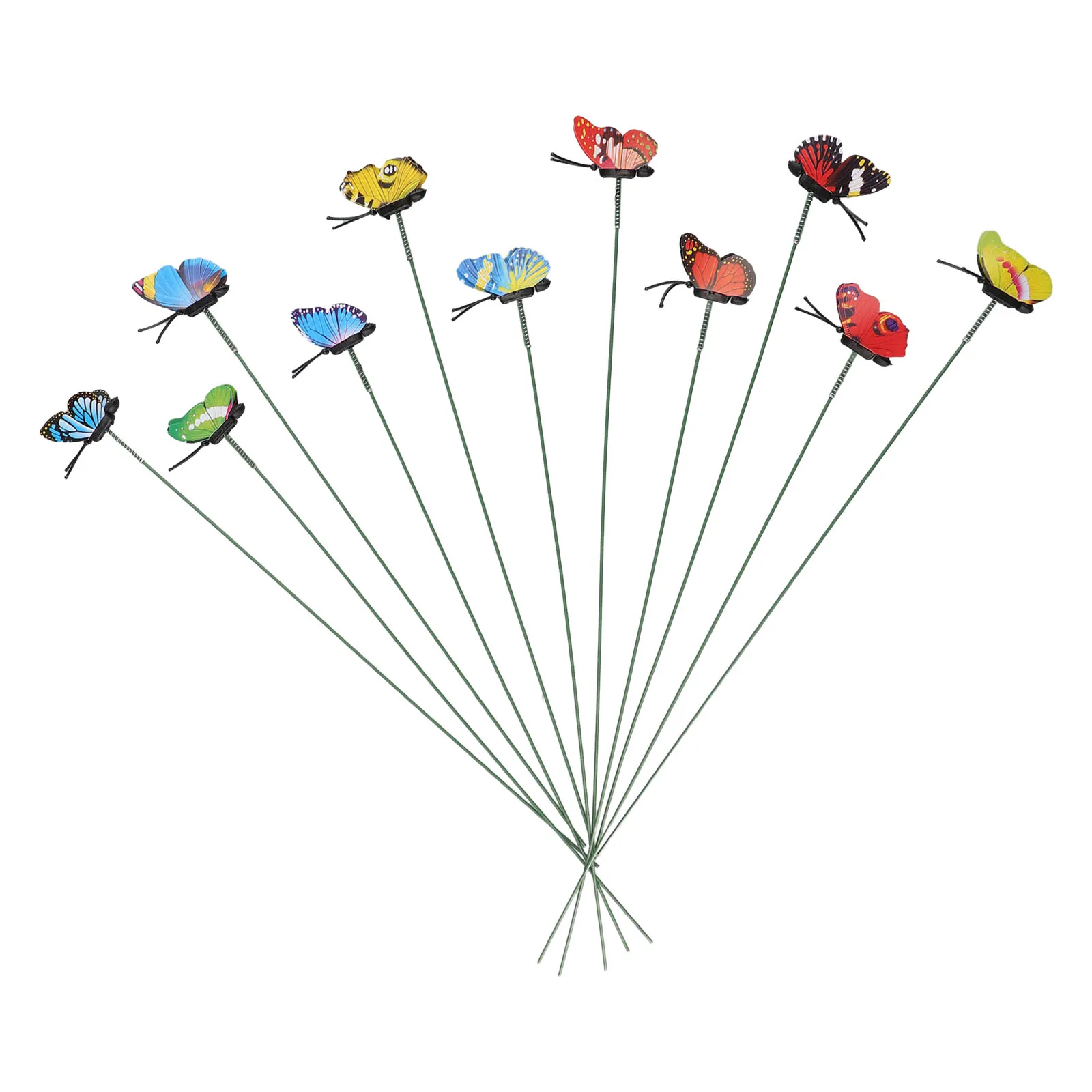 Decoration Garden Butterflies 100pcs 4cm DIY Fairy Decor Garden Decorat Home Ornament Pot Outdoor PVC Brand New