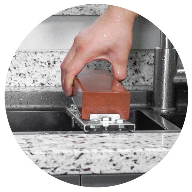 Knife Sharpening Stone Adjustable Over Sink Sharpening Stone Base Holder Retractable Non-slip Whetstone Grinding For Knife Sink Bridge Fits Kitchen